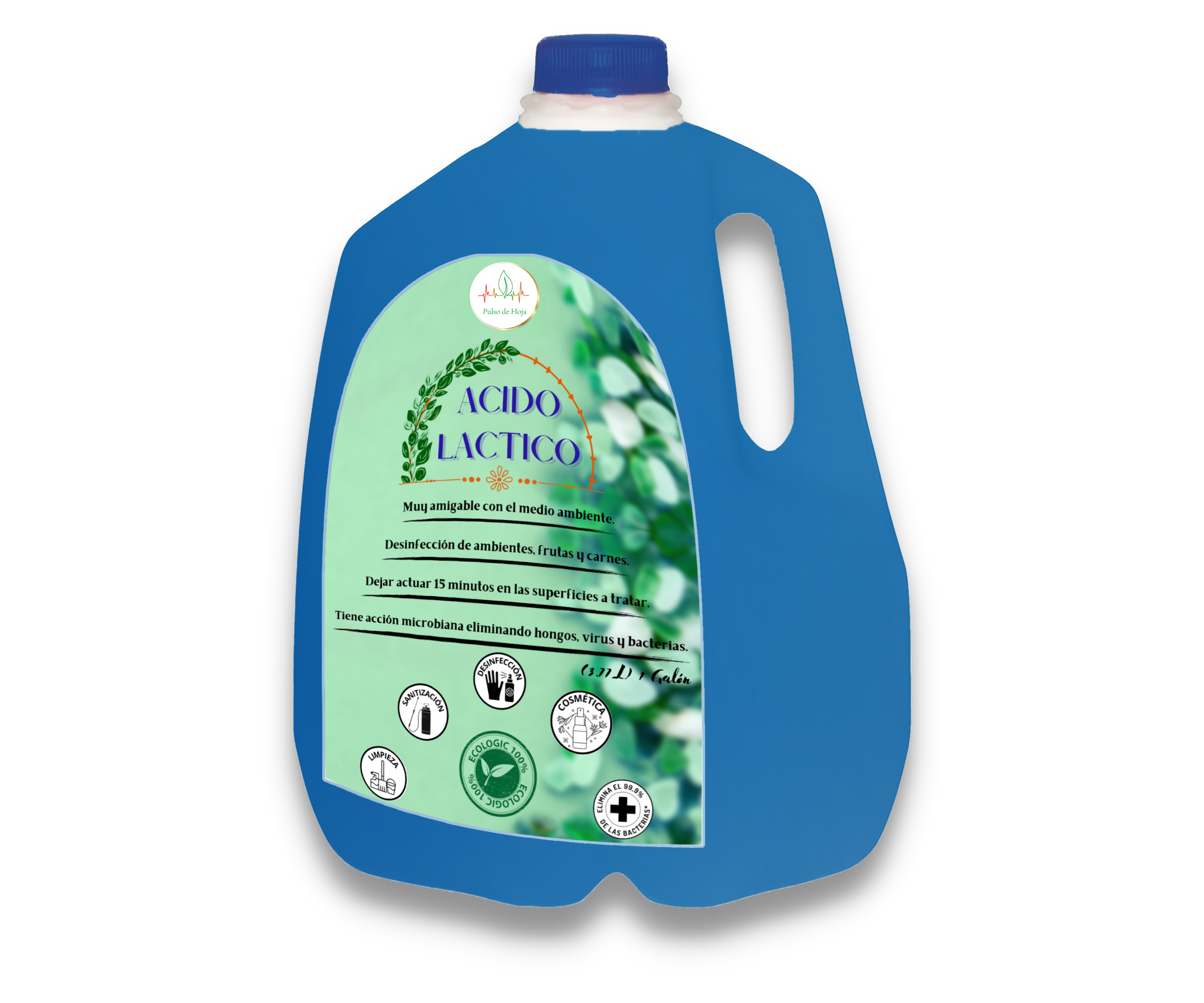 El ácido láctico Pulso de Hoja se aprueba como alternativa para reducir la contaminación microbiológica. Adicionalmente su uso permite contrarrestar el poder de los microorganismos en los procesos realizados en empresas de la industria cárnica y de alimentos en general. Se puede reducir aproximadamente el 97% de las bacterias en las superficies Elimina hongos y virus. Muy amigable con el medio ambiente. Desinfecta frutas y carnes Precios de Promoción. Invierte en tu Salud.🧑⚕️👩⚕️ -Nos ubicamos en Cuenca-Ecuador en las calles Juan Montalvo 10-52 entre Gran Colombia y Lamar -Contáctanos al:📱0968848197-072820280 Envios a Domicilio a todo el país..🚙