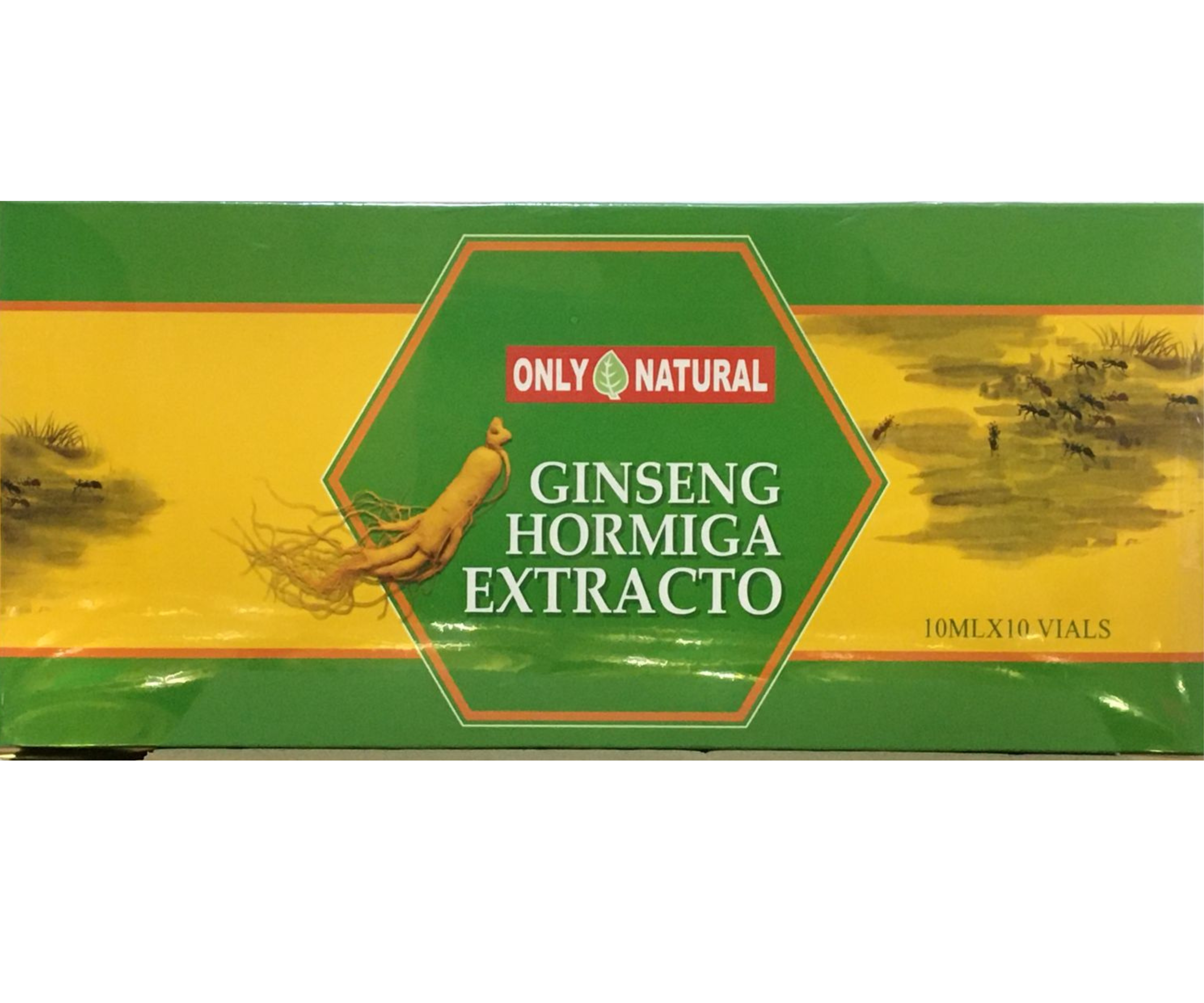 El Ginseng Hormiga, científicamente conocido como Polyrhachis vicina Roger, es una especie de hormiga que ha sido utilizada en la medicina tradicional china y en otras culturas asiáticas por sus propiedades tónicas y adaptógenas, similares a las del ginseng botánico. El producto Ginseng Hormiga Extracto 10ml x 10 Viales de Only Natural se presenta en una forma concentrada para potenciar sus efectos.