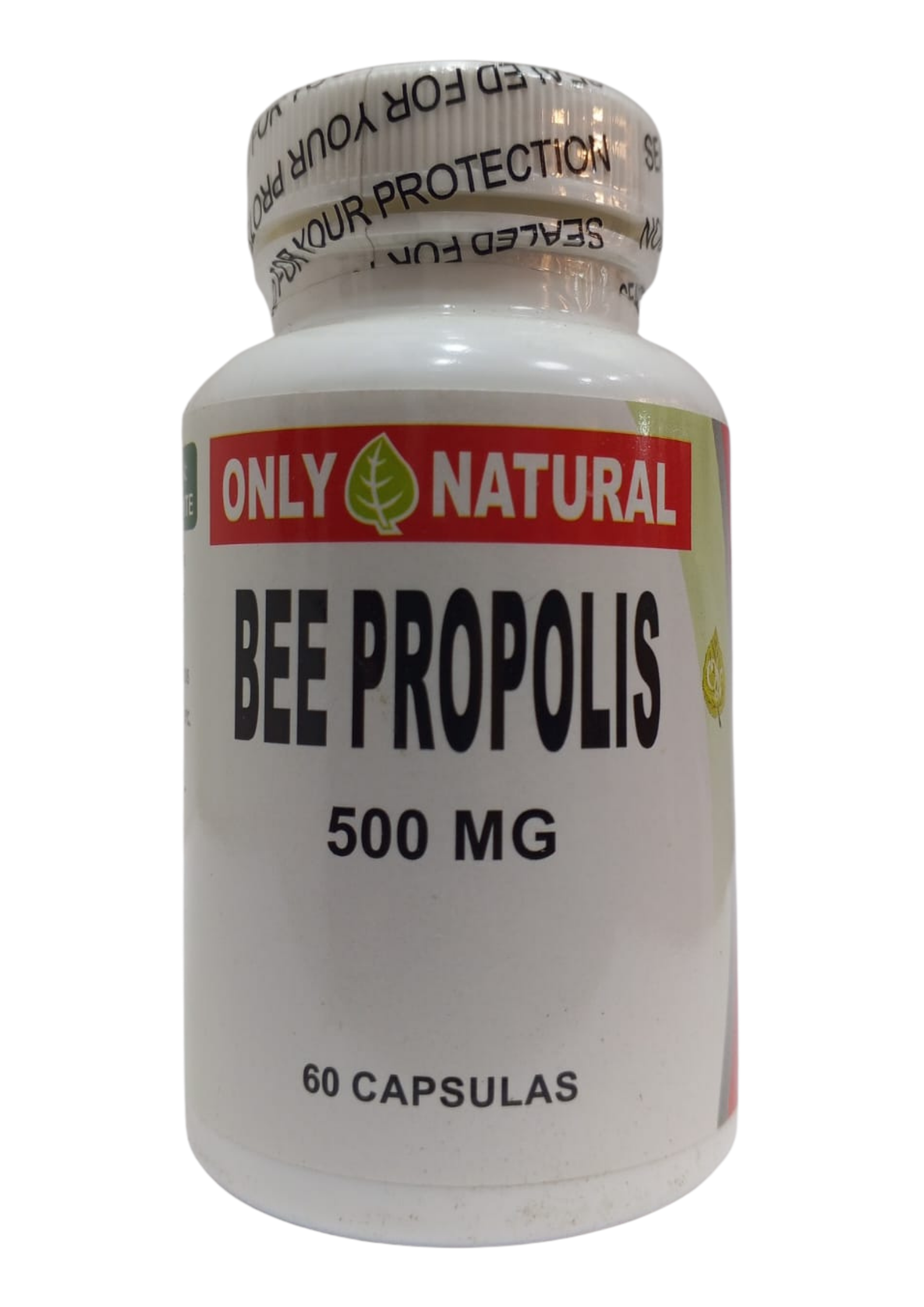 Bee Propolis 60 cápsulas (500 mg) Only Natural