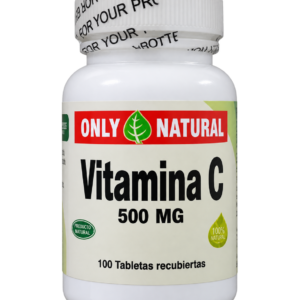 Vitamina C 100 Tabletas (500mg) Only Natural